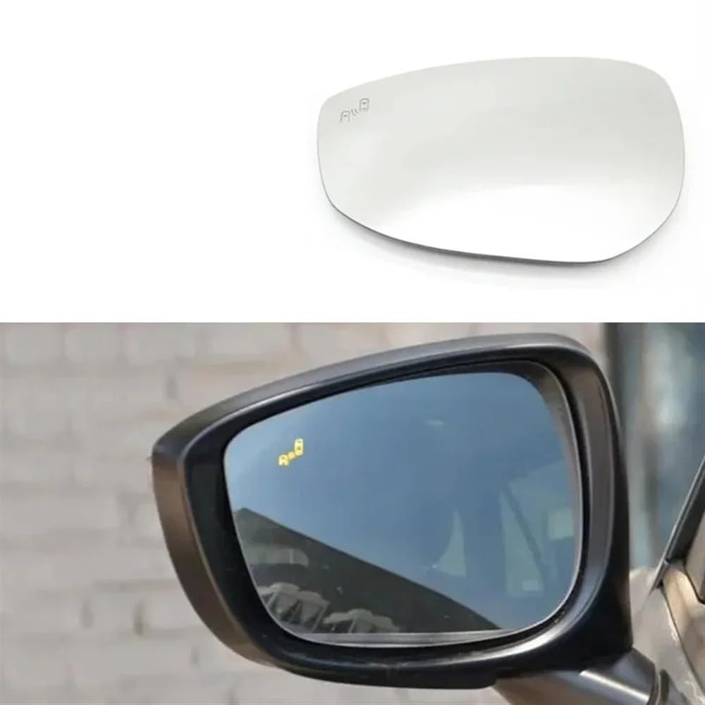 Spiegelglas Auto-Toter-Winkel-Warnung Rückspiegel Flügeltür Seitenspiegel Glaslinse Für Mazda 3 Für Axela 6 Für Atenza Für CX-3 Für CX-5 2013-2021 Außenspiegel Verstellbar Geeignet von CNSJSS