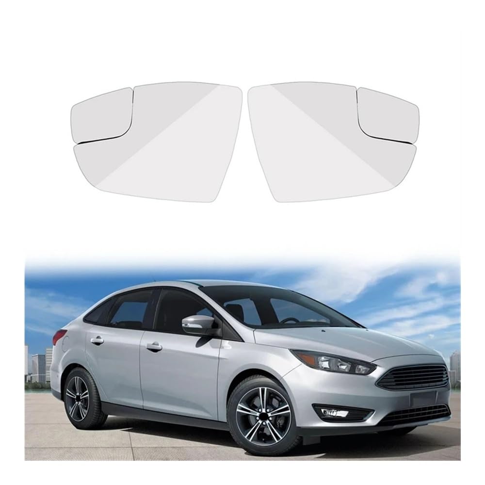 Spiegelglas Auto Vorne Links Rechts Seite Tür Flügel Rückansicht Spiegel Objektiv Glas Für Ford Für Focus 2012-2018 Für UNS Modell Außenspiegel Verstellbar Geeignet von CNSJSS