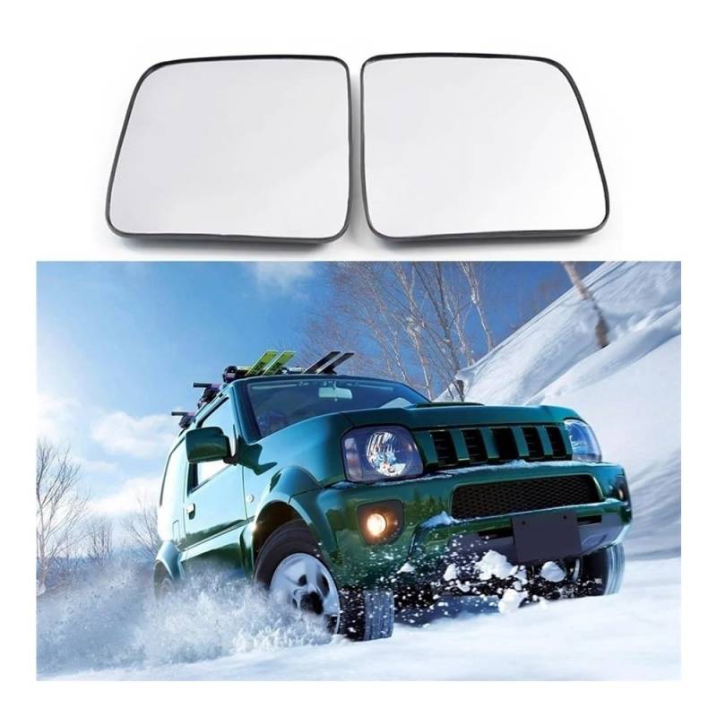 Spiegelglas Autoglas Rückspiegel Seitenflügel Umkehrspiegel Reflektor Für Su&zuki Für Jimny 2007 2008 2009 2010 2011 2012 2013-2019 Außenspiegel Verstellbar Geeignet von CNSJSS