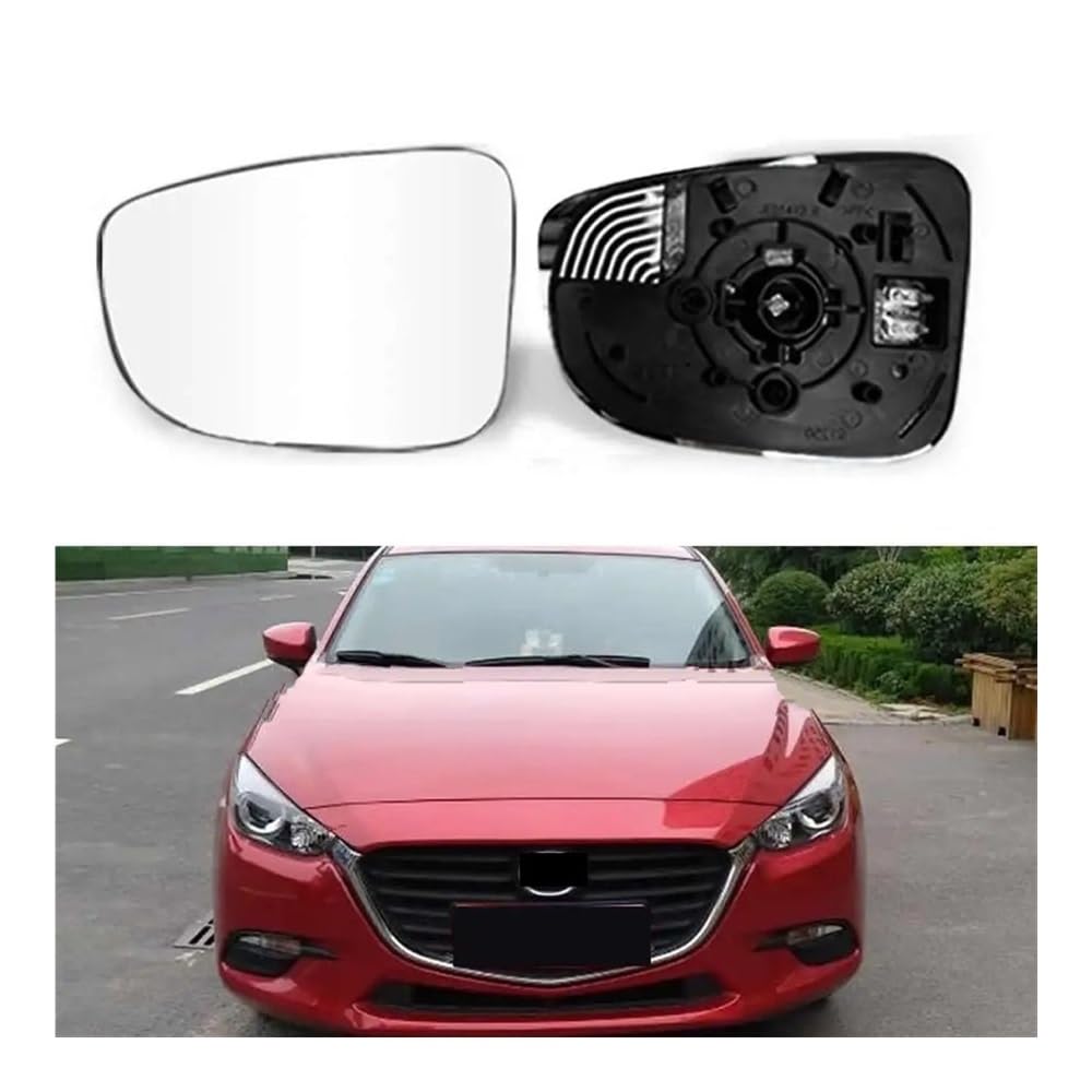 Spiegelglas Für Mazda 3 Für Axela 2017 2018 2019 Autozubehör Türflügel Rückspiegel Reflektierende Linse Rückspiegel Linsen Glas Außenspiegel Verstellbar Geeignet von CNSJSS