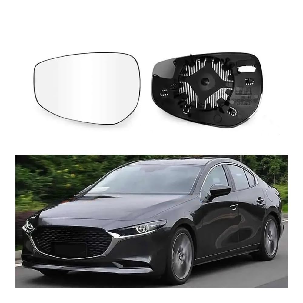 Spiegelglas Für Mazda 3 Für Axela 2020 2021 2022 2023 Autozubehör Türflügel Rückspiegel Reflektierende Linse Rückspiegel Linsen Glas Außenspiegel Verstellbar Geeignet von CNSJSS