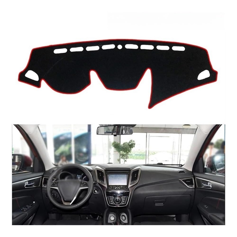 Teppich Armaturenbrett-Kissen Für Changan Für CS75 2014-2017 Auto Zubehör Dash Board Sonnenschirm Teppich Dashmat Dashboard Cover Schützen Pad von CNSJSS