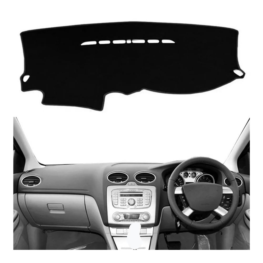 Teppich Armaturenbrett-Kissen Für Ford Für Focus 2005-2011 Dashboard Abdeckung Dash Mat Dashmat Pad Sonnenblende Schützen Teppich Kissen Auto Zubehör von CNSJSS