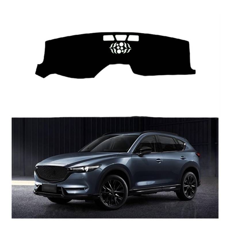 Teppich Armaturenbrett-Kissen Für Mazda Für CX-5 2022-2024 Für CX5 Für CX 5 Car Dashboard Abdeckung Vermeiden Licht Pad Instrument Plattform Schutz Pad von CNSJSS