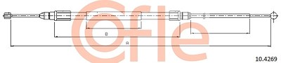 Cofle Seilzug, Feststellbremse [Hersteller-Nr. 10.4269] für BMW von COFLE