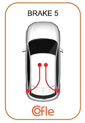 Cofle Seilzug, Feststellbremse [Hersteller-Nr. 10.9031] für Skoda von COFLE