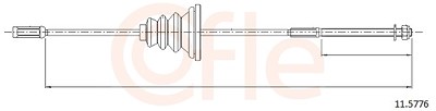 Cofle Seilzug, Feststellbremse [Hersteller-Nr. 11.5776] für Opel von COFLE