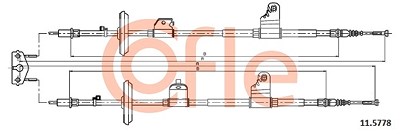 Cofle Seilzug, Feststellbremse [Hersteller-Nr. 11.5778] für Chevrolet, Opel von COFLE