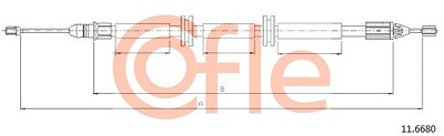 Cofle Seilzug, Feststellbremse [Hersteller-Nr. 11.6680] für Renault von COFLE