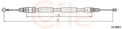 Cofle Seilzug, Feststellbremse [Hersteller-Nr. 11.6823] für Opel von COFLE