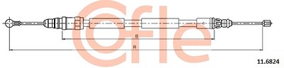 Cofle Seilzug, Feststellbremse [Hersteller-Nr. 11.6824] für Opel von COFLE