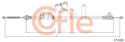 Cofle Seilzug, Feststellbremse [Hersteller-Nr. 17.1102] für Toyota von COFLE