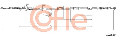 Cofle Seilzug, Feststellbremse [Hersteller-Nr. 17.1559] für Toyota von COFLE