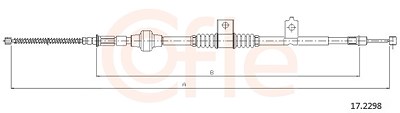 Cofle Seilzug, Feststellbremse [Hersteller-Nr. 17.2298] für Mitsubishi von COFLE