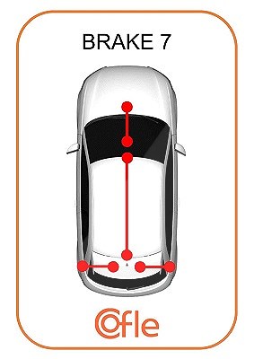 Cofle Seilzug, Feststellbremse [Hersteller-Nr. 20.160B046] für Chrysler von COFLE
