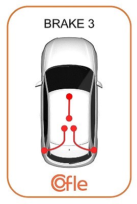 Cofle Seilzug, Feststellbremse [Hersteller-Nr. 20.160B047] für Chrysler von COFLE