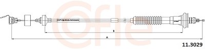 Cofle Seilzug, Kupplungsbetätigung [Hersteller-Nr. 11.3029] für Peugeot von COFLE