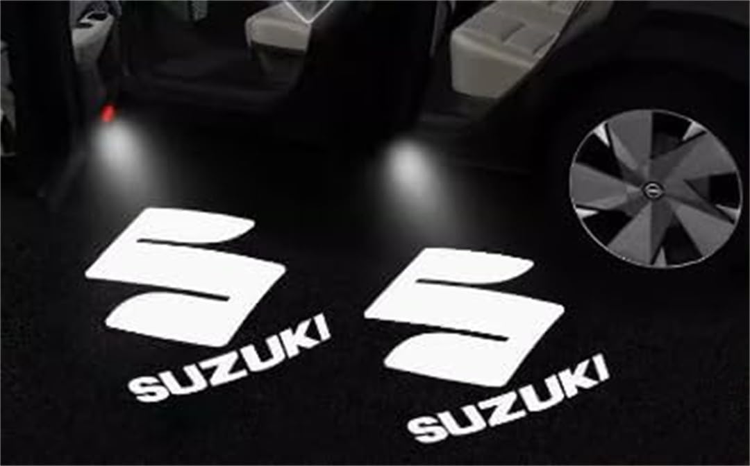 COFUNU 2pcs Autotür LED Licht Projektor für Suzuki Alivio SX4 S-Cross,Personalisierte Auto Türbeleuchtung Einstiegsbeleuchtung Zubehör von COFUNU