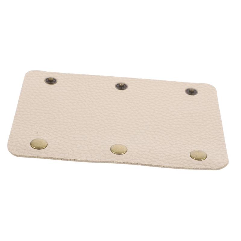 COLLBATH Schutzhülle für Seesack Gepäckgriffschutz Griffabdeckung für Handtaschen Reisetasche Handtaschen-Accessoire Griffabdeckung für Kinderwagen Taschengriffabdeckung PU-Leder Beige von COLLBATH