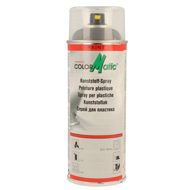 ColorMatic 115073 Kunststoff-Spray mittelgrau seidenmatt 400 ml von COLORMATIC