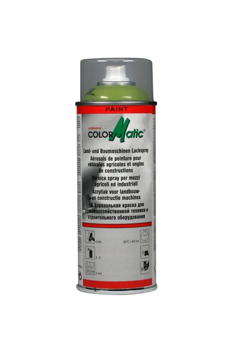 ColorMatic 320576 Land- und Baumaschienen Lackspray Claas LM 0205 saatengrün glänzend 400 ml von COLORMATIC