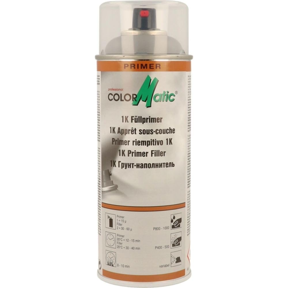 ColorMatic 644719 1K Füllprimer HG4 telegrau 400 ml von COLORMATIC