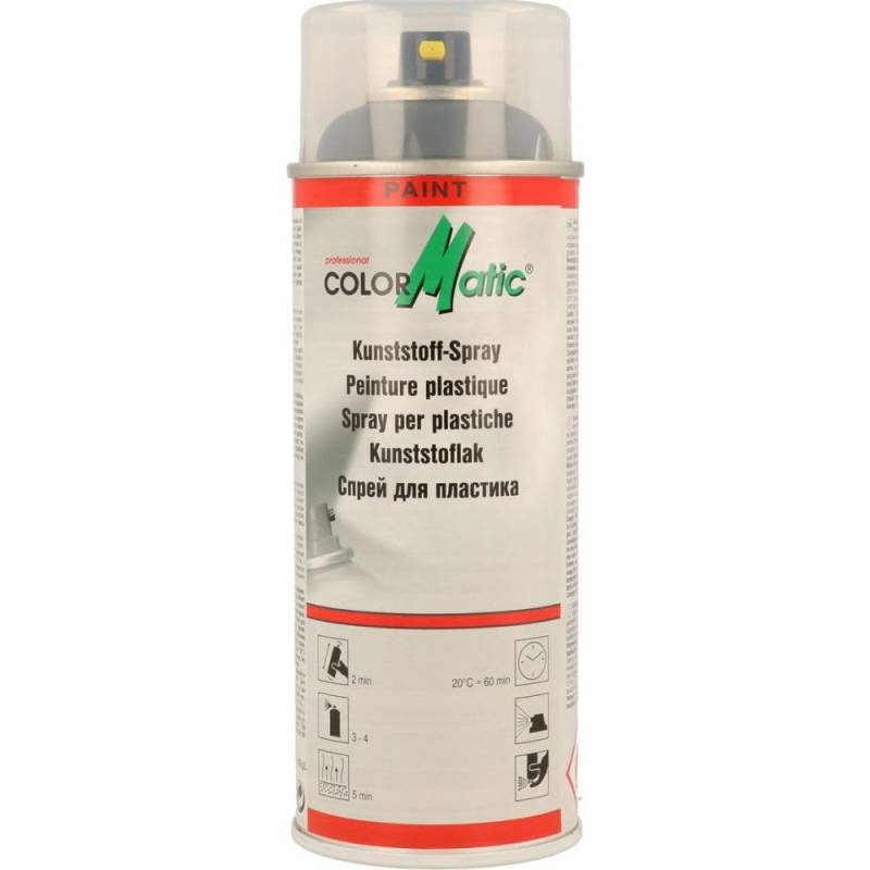 ColorMatic 856617 Kunststoff-Spray grau seidenmatt 400 ml von COLORMATIC