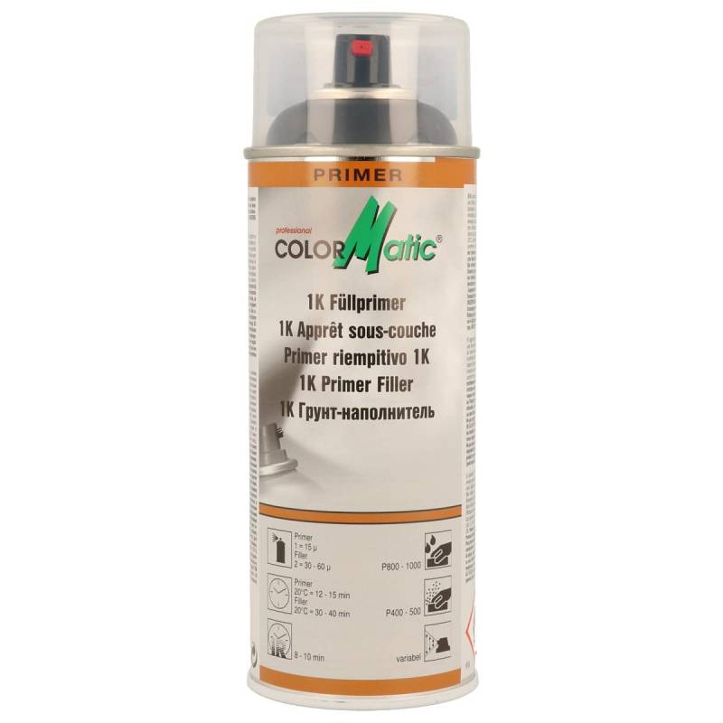 ColorMatic 549663 1K Füllprimer HG7 schwarz 400 ml von COLORMATIC