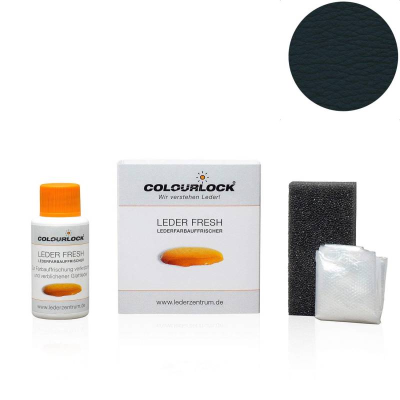 COLOURLOCK® Leder Fresh Tönung Mini 30 ml F-Standard-Farbe F046 anthrazit (Lederfarbe, Farbauffrischung), beseitigt Schrammen, Ausbleichungen und Abnutzung an Leder und Kunstleder von COLOURLOCK