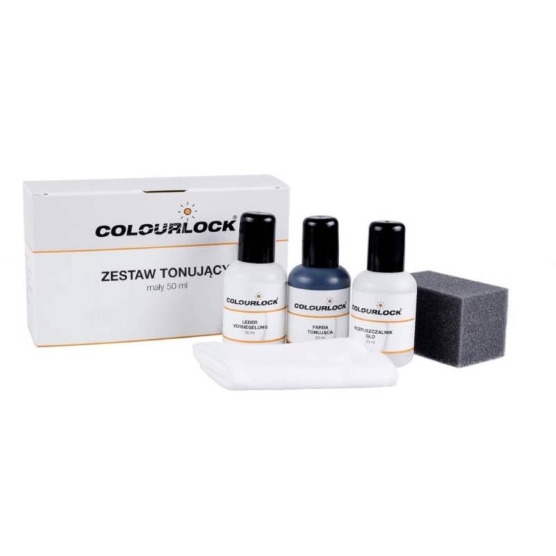 Colourlock Tonier-Set zur Lederreparatur 50ml schwarz von COLOURLOCK