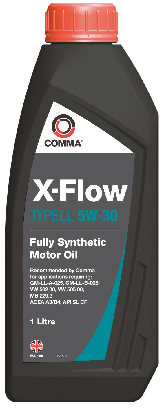 Comma XFLL1L X-Flow Type LL 5W-30 Synthetisches Motoröl 1 L von COMMA