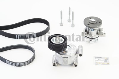 Continental Ctam Wasserpumpe + Keilrippenriemensatz [Hersteller-Nr. 6PK1306WP2] für Ford, Volvo von CONTINENTAL CTAM