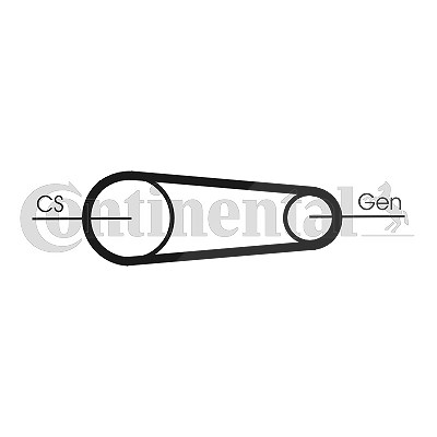 Continental Ctam Keilrippenriemensatz [Hersteller-Nr. 6PK842ELASTT1] für Audi, Seat, Skoda, VW von CONTINENTAL CTAM