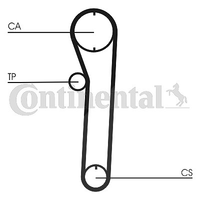 Continental Ctam Zahnriemensatz [Hersteller-Nr. CT680K2] für Suzuki von CONTINENTAL CTAM