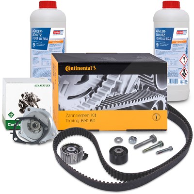 Continental Ctam Zahnriemensatz + Wasserpumpe + Kühlerfrostschutz für Chevrolet, Suzuki, Fiat, Alfa Romeo, Saab, Lancia, Jeep, Vauxhall, Opel von CONTINENTAL CTAM