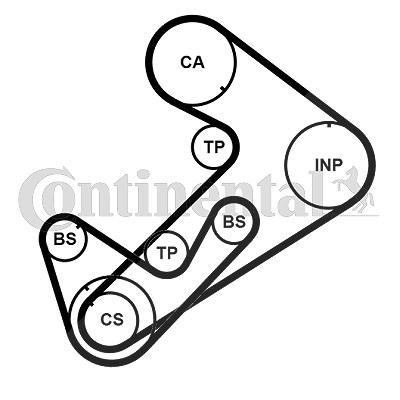 Continental Ctam Zahnriemensatz [Hersteller-Nr. CT921K3PRO] für Hyundai, Kia, Mitsubishi von CONTINENTAL CTAM