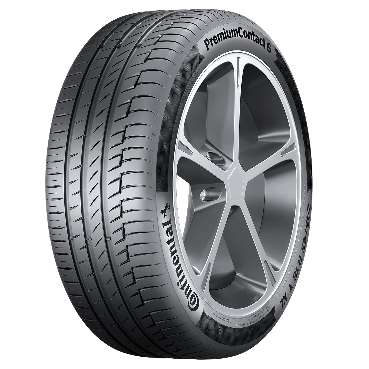 CONTINENTAL PREMIUMCONTACT 6 XL - 225/45R19 96W - B/A/72dB - Sommerreifen von Continental