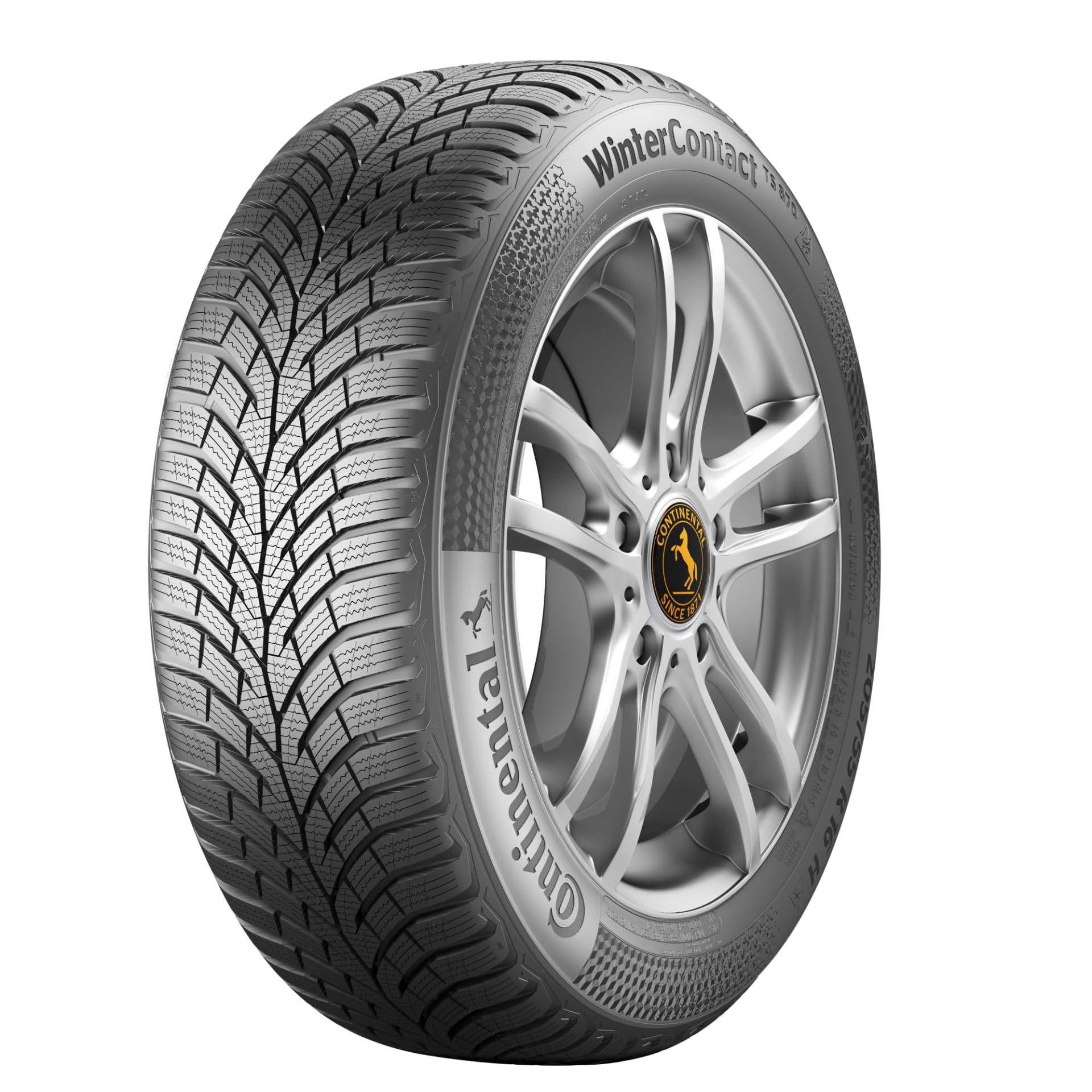 CONTINENTAL WINTERCONTACT TS 870 - 195/55R16 87H - C/B/70dB - Winterreifen von Continental