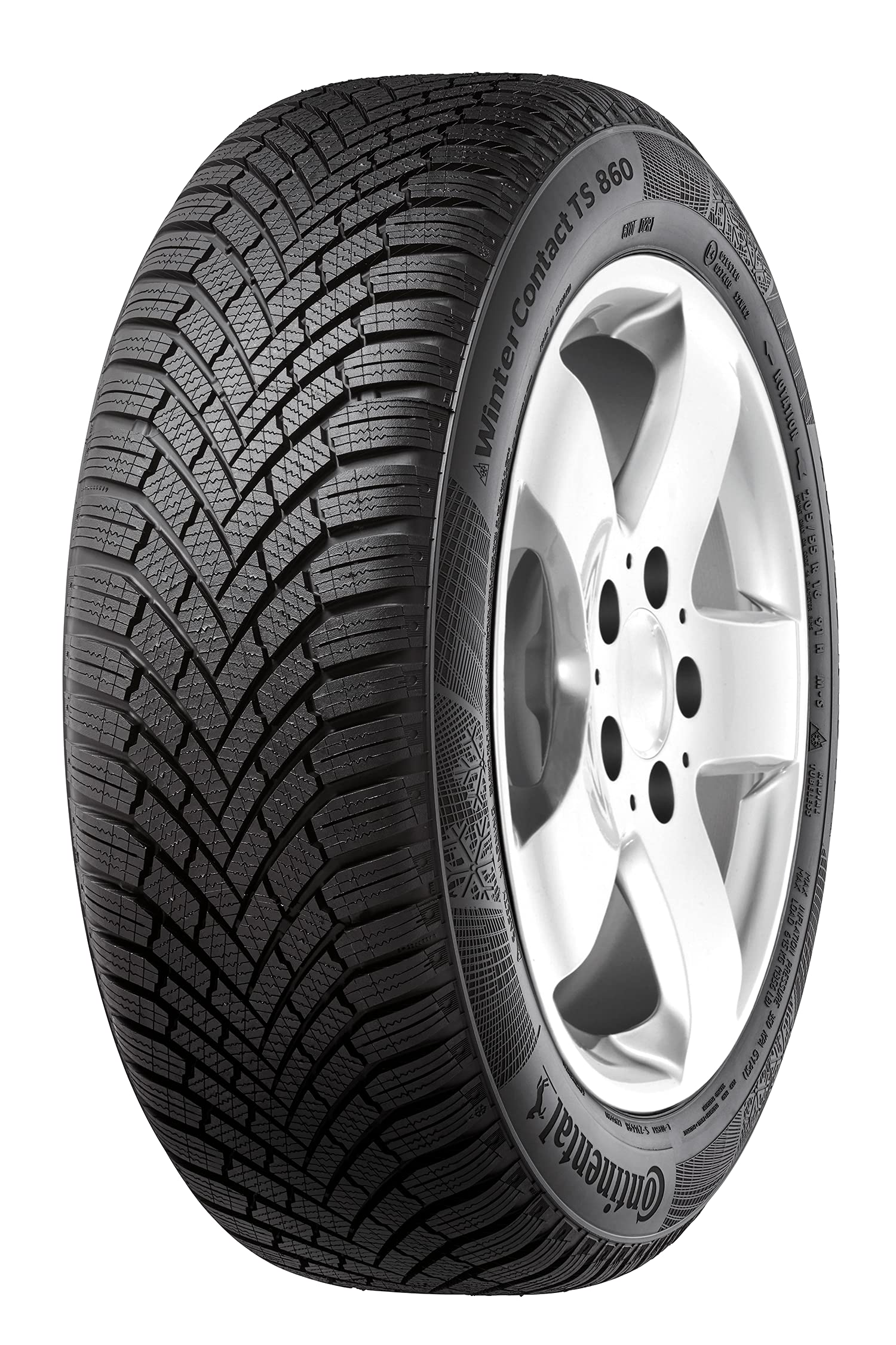 CONTINENTAL WINTERCONTACT TS 860 - 185/50R16 81H - E/B/71dB - Winterreifen von Continental