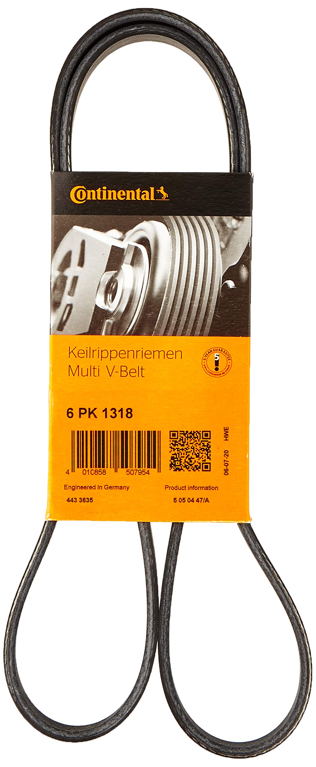 CONTITECH 6PK1318 Keilrippenriemen von CONTITECH