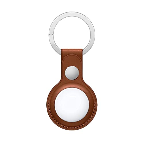 Schlüsselanhänger Cool kompatibel mit AirTag Kunstleder braun von Cool