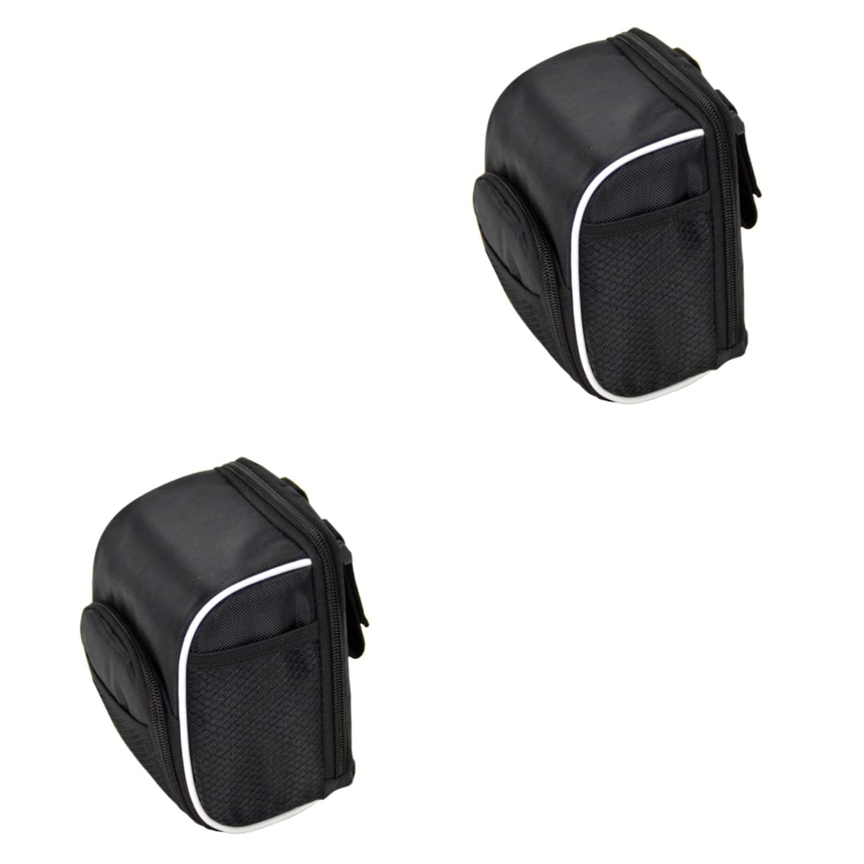 CORHAD 2St Mountainbike-Lenkertasche aufbewahrungssack Storage Pockets handyhalterung fahrrattasche Phone Holder Drop-Bar-Lenkertasche Fahrrad-Dekorationstasche Fahrrad Lenkertasche Black von CORHAD