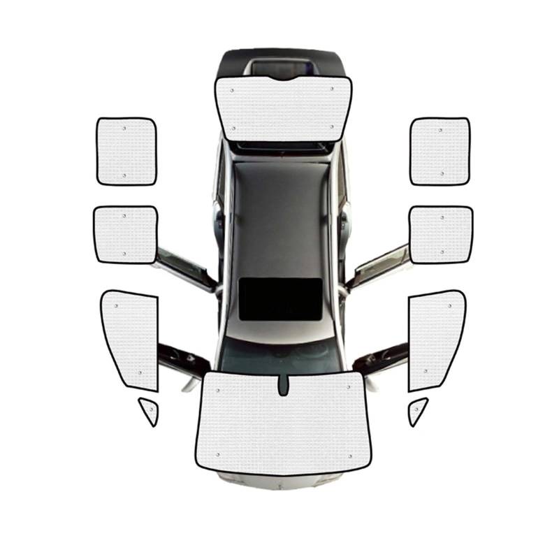 Sonnenschutz Seitenfenster Für VW Für Caddy Für 2K Für Maxi 2003 2004 2005 2006 2007 2008 2009 2010 2011 2012-2019 Auto Windschutzscheiben Volle Abdeckungen Sonnenschirme Auto-Sonnenschutz (Size : Al von CORSER