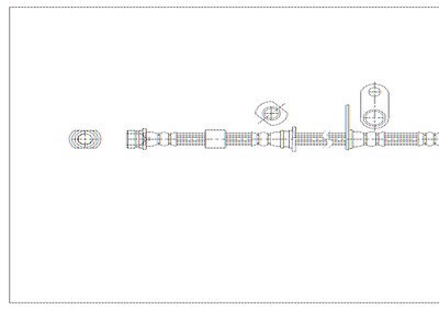 Corteco Bremsschlauch ERSTAUSRÜSTERQUALITÄT [Hersteller-Nr. 19036992] für Mitsubishi von CORTECO