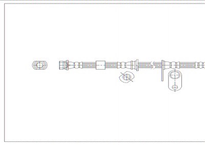 Corteco Bremsschlauch ERSTAUSRÜSTERQUALITÄT [Hersteller-Nr. 19036993] für Mitsubishi von CORTECO