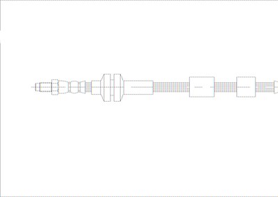 Corteco Bremsschlauch ERSTAUSRÜSTERQUALITÄT [Hersteller-Nr. 19036625] für BMW von CORTECO