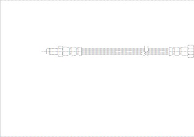 Corteco Bremsschlauch ERSTAUSRÜSTERQUALITÄT [Hersteller-Nr. 19036629] für Fiat, Lancia von CORTECO