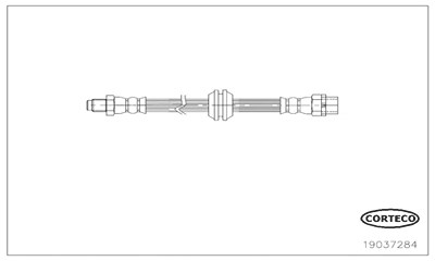 Corteco Bremsschlauch ERSTAUSRÜSTERQUALITÄT [Hersteller-Nr. 19037284] für Mini von CORTECO