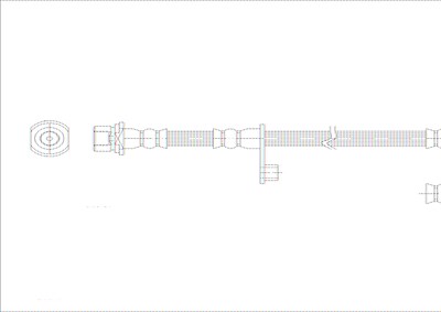 Corteco Bremsschlauch ERSTAUSRÜSTERQUALITÄT [Hersteller-Nr. 19036617] für Toyota von CORTECO