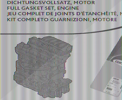 Corteco Dichtungsvollsatz, Motor ERSTAUSRÜSTERQUALITÄT [Hersteller-Nr. 430604P] für Citroën, Peugeot, Toyota von CORTECO